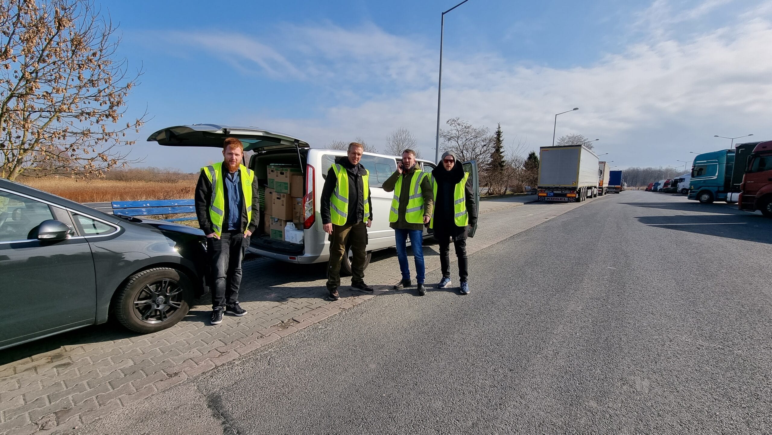 Ukraine Hilfe Team Transport