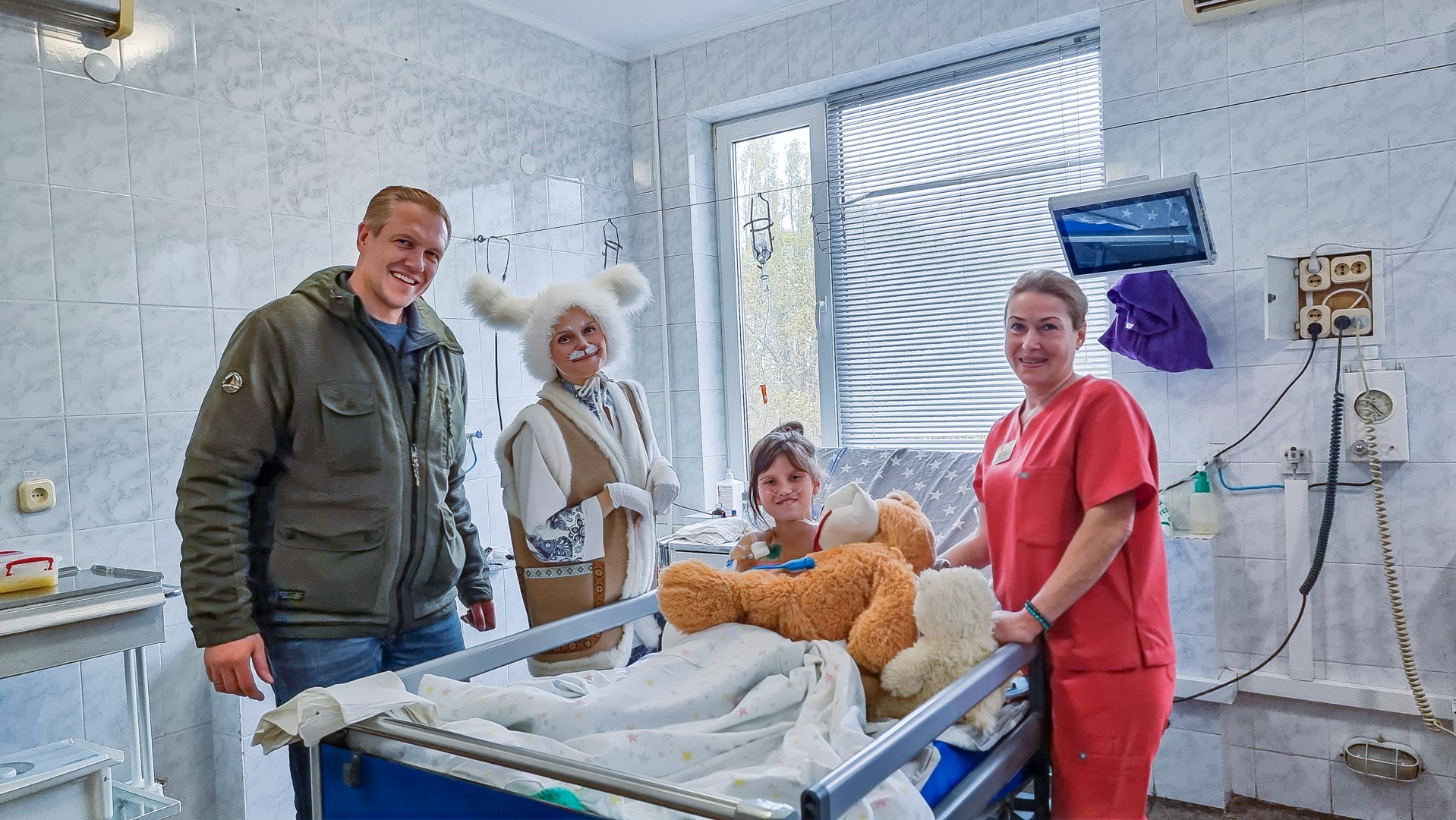 Spenden für Kinderprojekt im Krankenhaus Ukraine